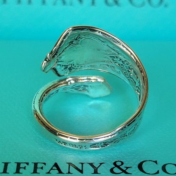 1872 Tiffany & Company Persian Spoon Ring in Sterling Silver #92 - Picture 4 of 13